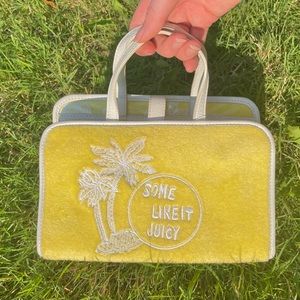 Juicy Couture Yellow Travel Bag